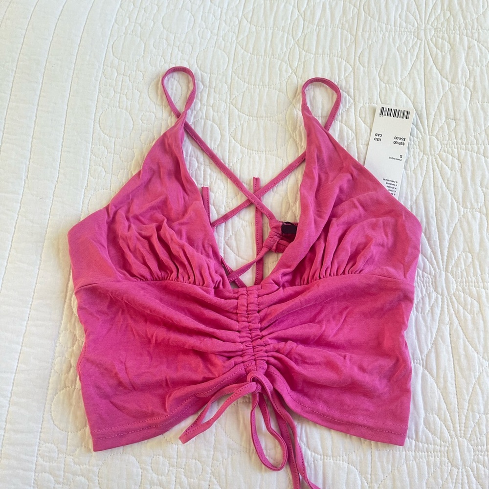 pink urban outfitters top